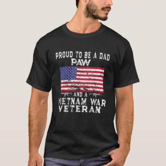 Manar Proud Pappa Tass Vietnam Vietnam Veteran Ret T Shirt
