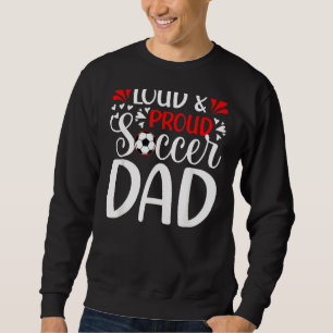 Manar Proud Soccer Pappa, fotbollsspelare Fars dag Lång Ärmad Tröja