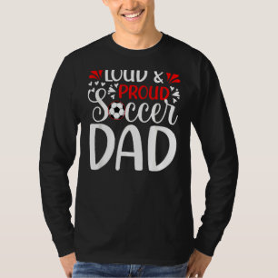 Manar Proud Soccer Pappa, fotbollsspelare Fars dag T Shirt