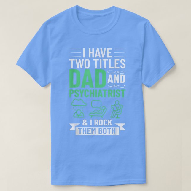Manar Psychiatrist Doktor Psychiatry Mental Health T Shirt (Design framsida)