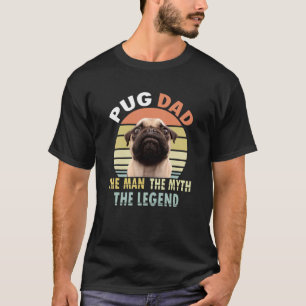 Manar Pug Pappa, mannen, myten, den förklarande re T Shirt