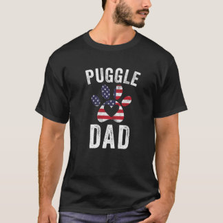 Manar Puggle Pappa Puggle Älskare Owner American F T Shirt
