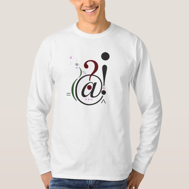 Manar Punktpunkation Långärmad Shirt Tröja (Framsida)