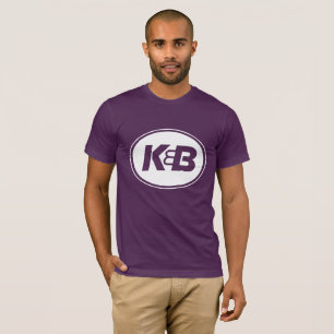 Manar purpurfärgad K&B-utslagsplats T Shirt