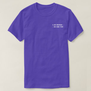 Manar purpurfärgade skjorta tee shirt