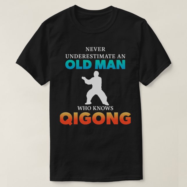 Manar Qi Gong Chi Kung Practisters Yoga Meditatio T Shirt (Design framsida)