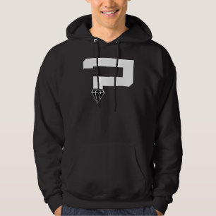 Manar Q'Mark för vitdiamant Hoodie
