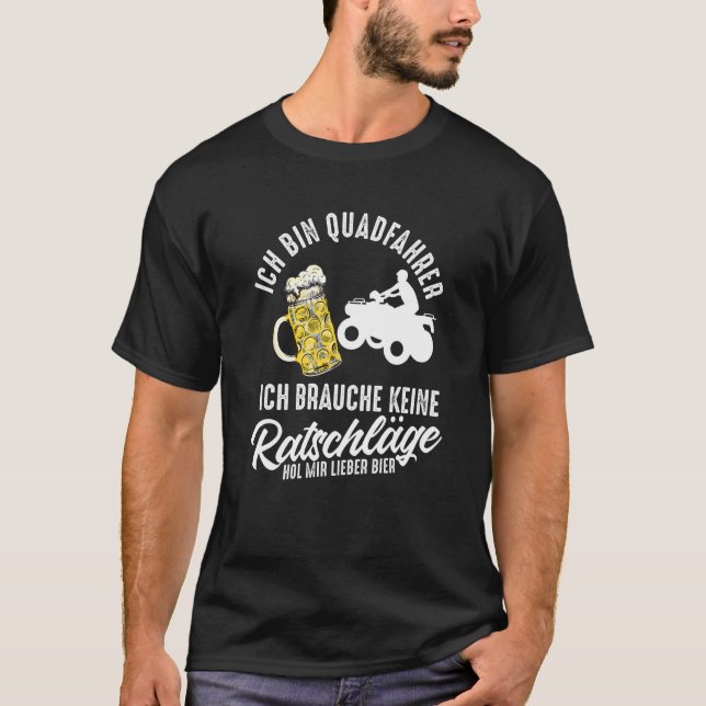 Manar Quad Bike Motorsport Motorcle Downhill Extr. T Shirt (Framsida)