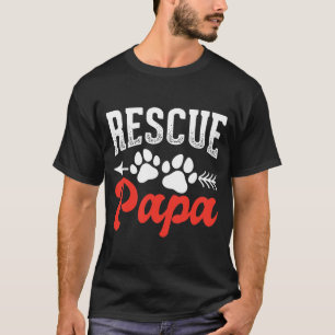 Manar Rädding Pappa Hund älskare Pets Owner Hund R T Shirt