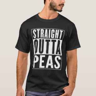 Manar Rak Outta Peas Distress Vintage Funny T Shirt