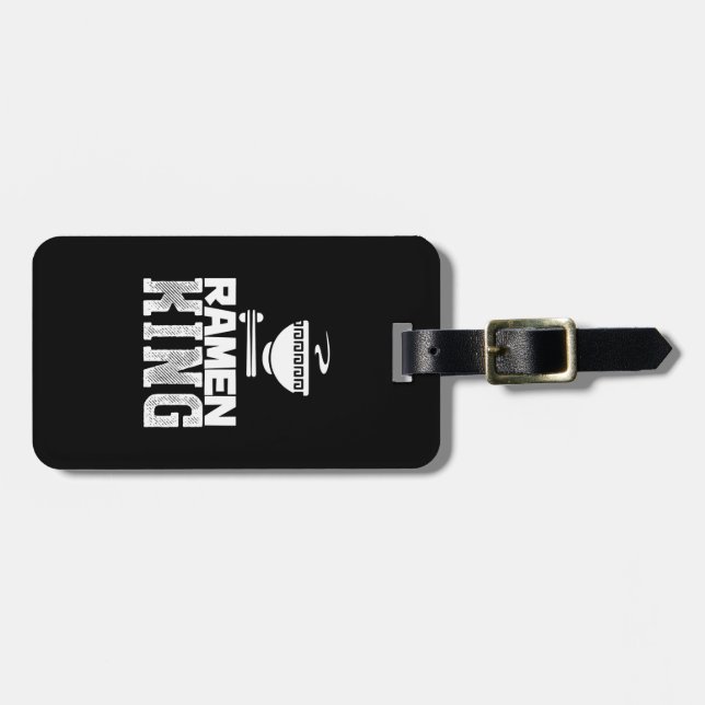 Manar Ramen Kung Japansk Noodle Bowl Bagagebricka (Horisontell Framsida)