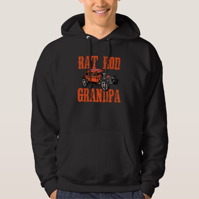 Manar Råtta Rod Grandpa Hoodie (Framsida)