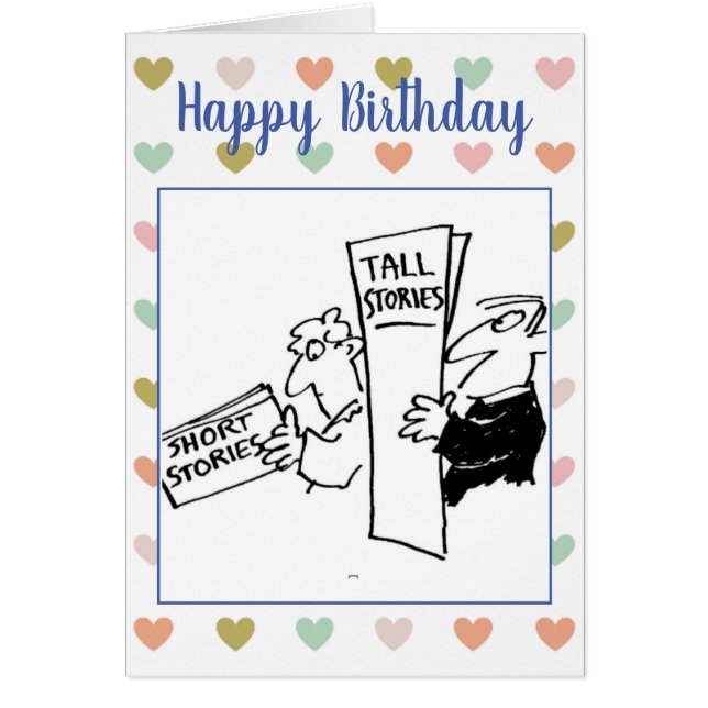 Manar Reading Bokar Kort & Tall Stories Joke (Framsidan)