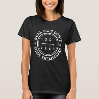 Manar Real Cars Skift sig inte själv automatiskt T Shirt