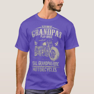 Manar Real Grandpas Ride Motorcycle Biker Grandpa T Shirt