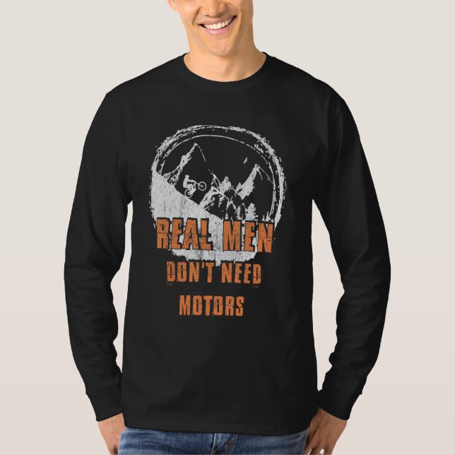 Manar Real Manar behöver inte Biker för motorer T Shirt (Framsida)