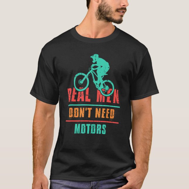 Manar Real Manar behöver inte motorcykelcykel för  T Shirt (Framsida)
