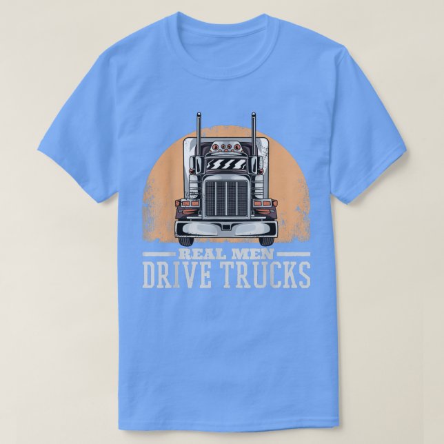 Manar Real Manar Drive Lastbilar, Trucker Lastbil  T Shirt (Design framsida)