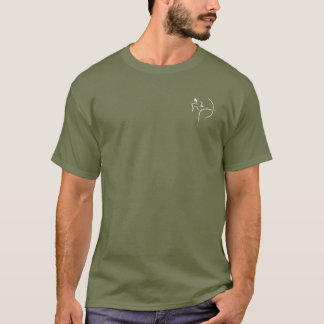 Manar Recurve bågskytten - vapenskölden (mörk) Tee