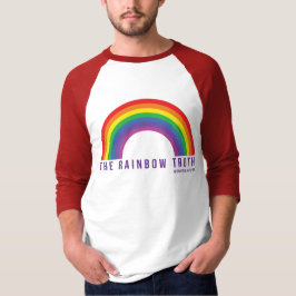 Manar Red B-boll Shirt Rainbow Truth T Shirt