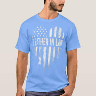 Manar Red Fredag Proud Far i Law Support Milita T Shirt