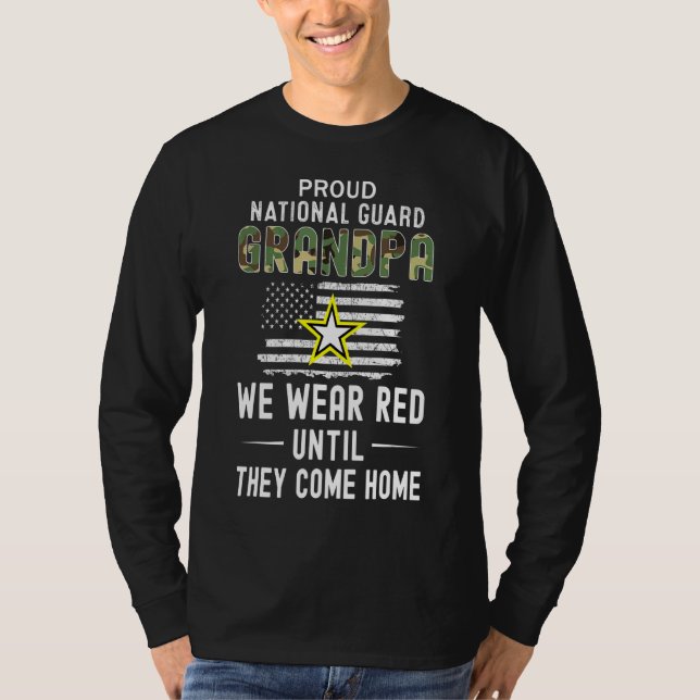 Manar Red Fredag tills de Kom Home Proud Nationa T Shirt (Framsida)