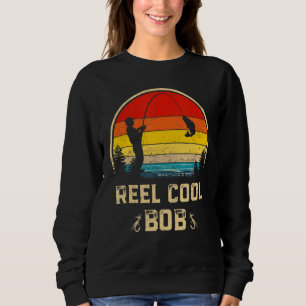 Manar Reel Coola Bob Fishing Roligt Fars dag Fishe T Shirt
