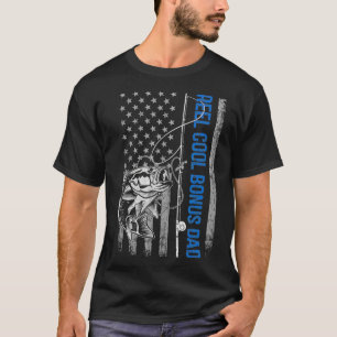 Manar Reel Coola Bonus Pappa Manar Fishing Älskare T Shirt