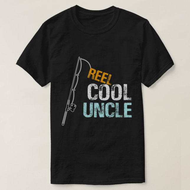 Manar Reel Coola Farbror farbror Gift från Niece T Shirt (Design framsida)