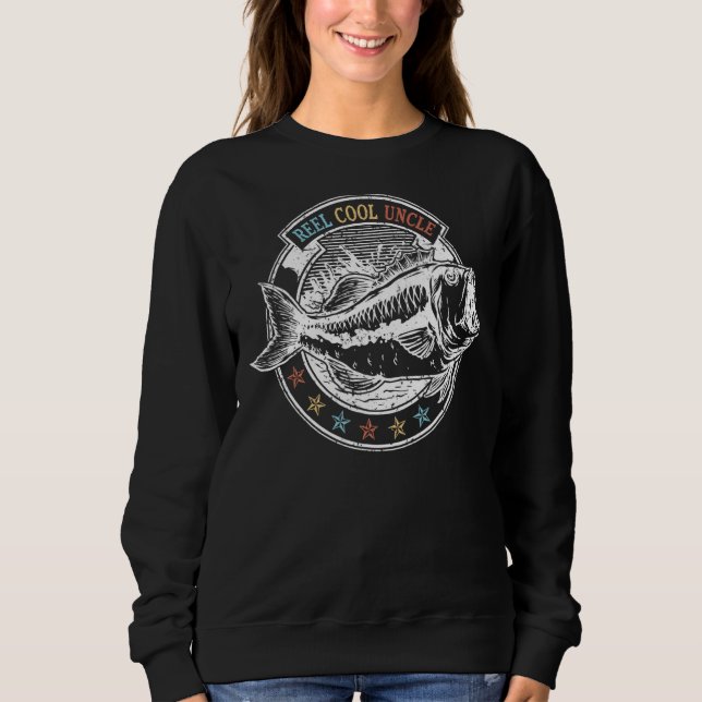 Manar Reel Coola  farbror Fishing Fars dag Fisher T Shirt (Framsida)