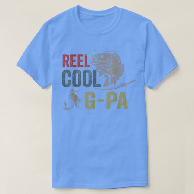 Manar Reel Coola GPa Fishing Fars dag  T Shirt (Design framsida)