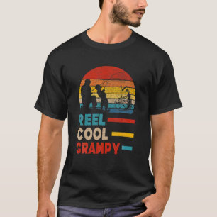Manar Reel Coola Grampy Fisherman pappa Far Day G T Shirt