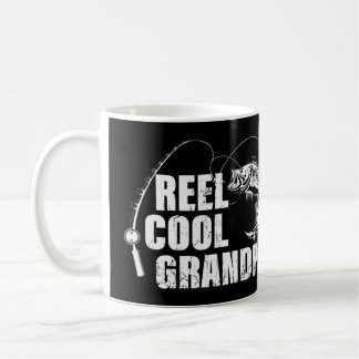 Manar Reel Coola Grandpa Design with Fish and Fish Kaffemugg