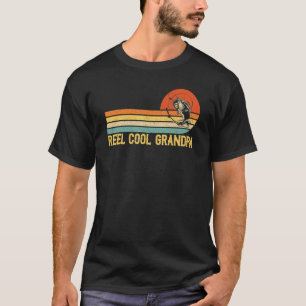Manar Reel Coola Grandpa Fishing Fish Vintage T Shirt