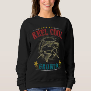 Manar Reel Coola Grumpa Fisherman Fars dag Fishi T Shirt