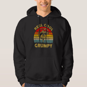 Manar Reel Coola Grumpy Fishing Fars dag Fisher Hoodie