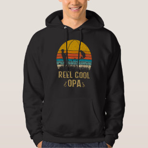 Manar Reel Coola Opa Fishing Roligt Fars dag Fishe Hoodie