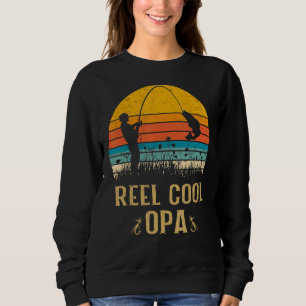 Manar Reel Coola Opa Fishing Roligt Fars dag Fishe T Shirt