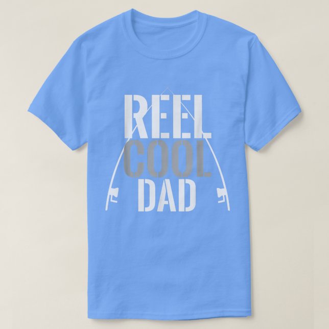 Manar Reel Coola Pappa Fishing Pappa Gift Fish Far T Shirt (Design framsida)