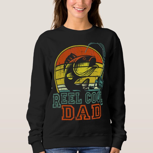 Manar Reel Coola Pappa Fiskerman pappa Far Day Fis T Shirt (Framsida)