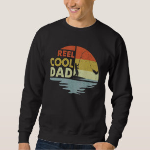 Manar Reel Coola Pappa Fiskerman pappa Fars dag Fi Lång Ärmad Tröja