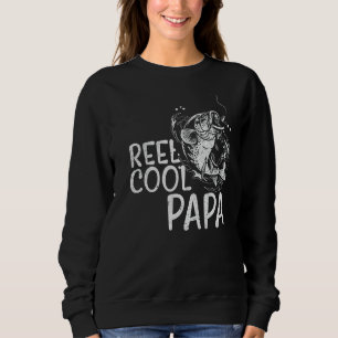Manar Reel Coola Pappa Pappa Fiske Fars dag Gran v T Shirt