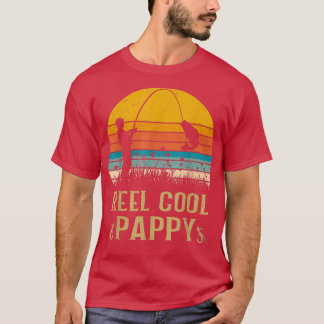 Manar Reel Coola Pappy Fishy s, Roligt Fars dag Fi T Shirt