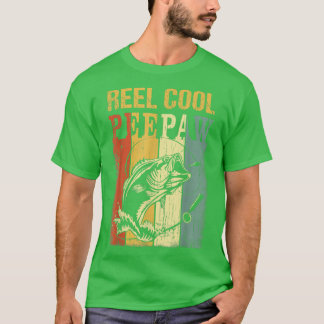 Manar Reel Coola Peepaw Fishing Shirts, Roligt Far T Shirt