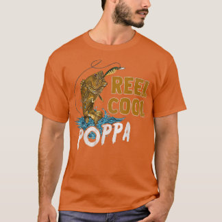 Manar Reel Coola Poppa Fishing Shirts, Roligt Far T Shirt