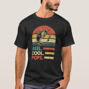 Manar Reel Coola Pops Fishing Fish Vintage 3 T Shirt
