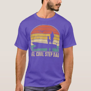 Manar Reel Coola Step Pappa FishingFunny Fish Vint T Shirt