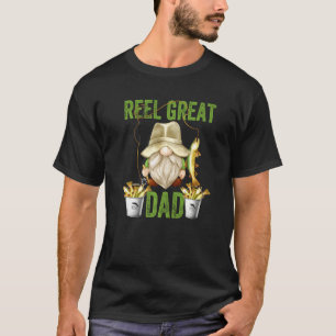 Manar Reel Underbar Pappa för Manar Gnome Fishin G T Shirt