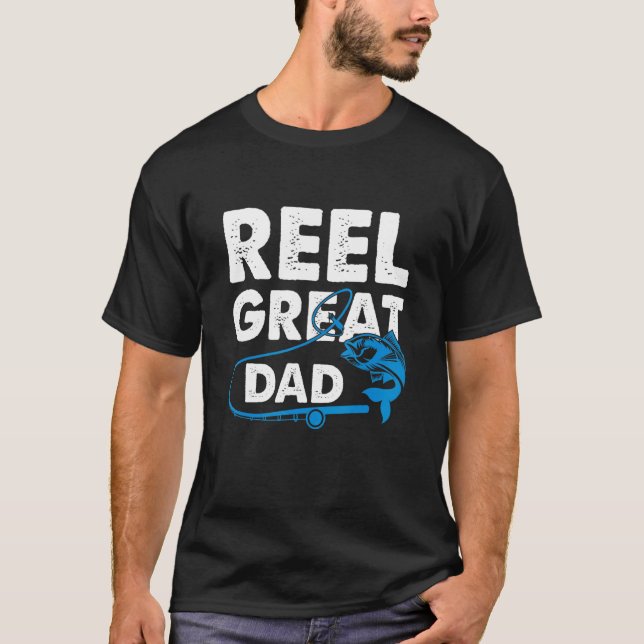 Manar Reel Underbara Pappa, Fars dag T Shirt (Framsida)