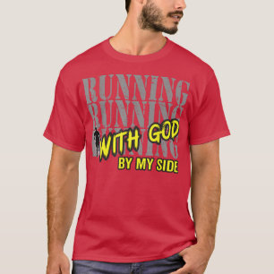 Manar Religiösa som driver Springa med Gud av T Shirt